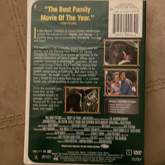 Disney mighty joe young dvd in hood condition - Picture 2 of 2